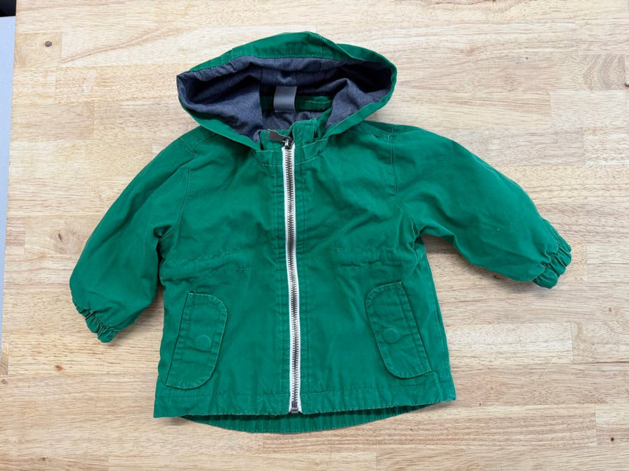 Zara Baby Zip - Up Jacket – 6–9M | Green - Nest and Sprout - Consignment