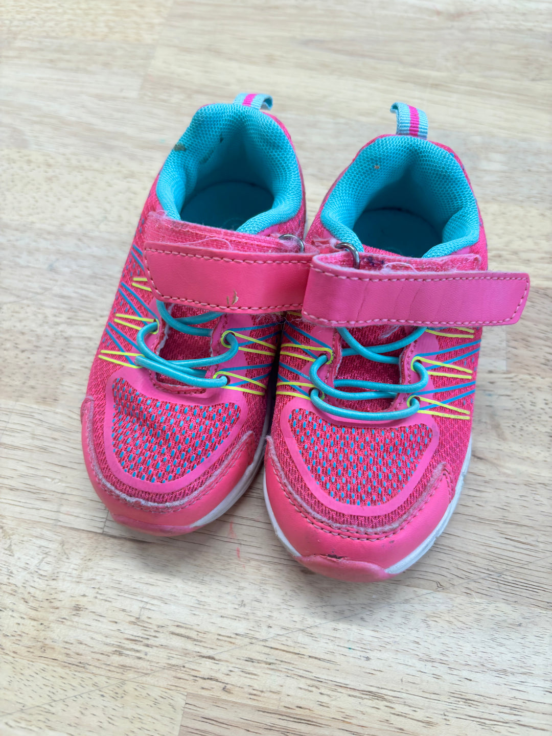Pink Velcro Sneakers | Size 5