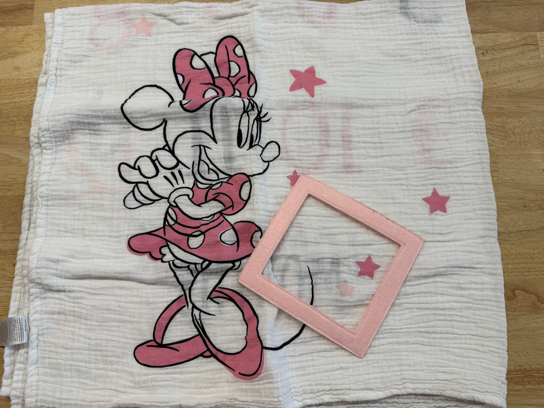 Disney Baby Minnie Mouse Muslin Milestone Blanket