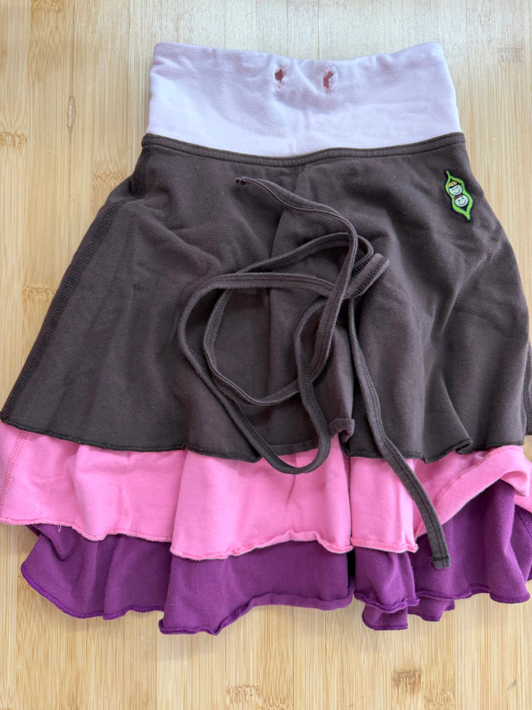Peekaboo Beans Skirt – 2 | Brown, Pink and Burgundy
