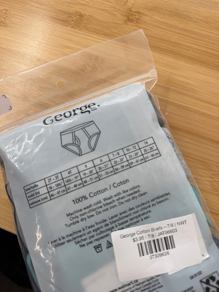 George Cotton Briefs – 7/8 | NWT