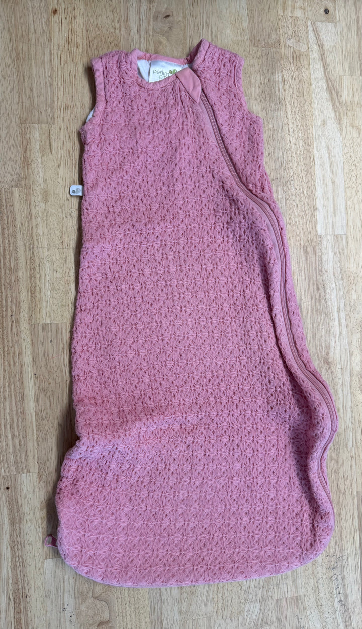 Perlimpinpin Sleep Sack Rosette Pink 1.0 TOG | Size 0–6M