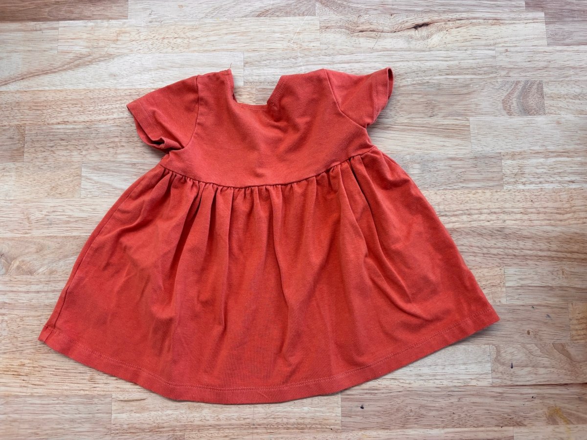 Haven Kids 12/18M Babydoll dress – Orange - Nest and Sprout - Consignment