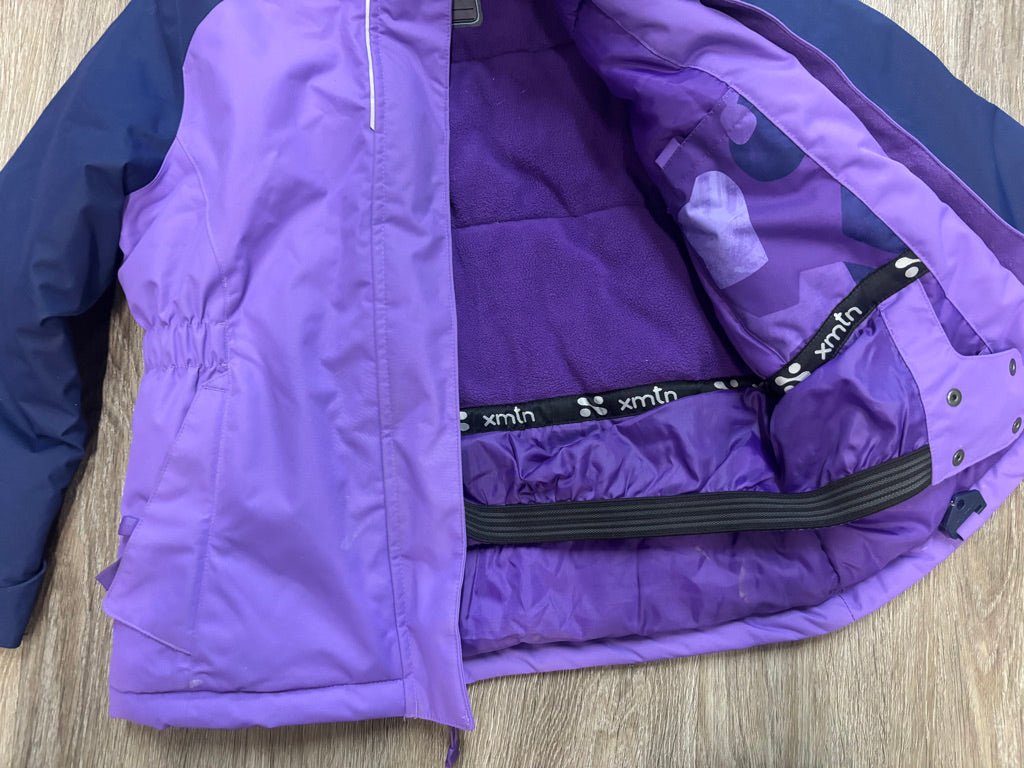 XMTN Purple Camo Two-Piece Snowsuit | Size 7 - Nest and Sprout-Consignment