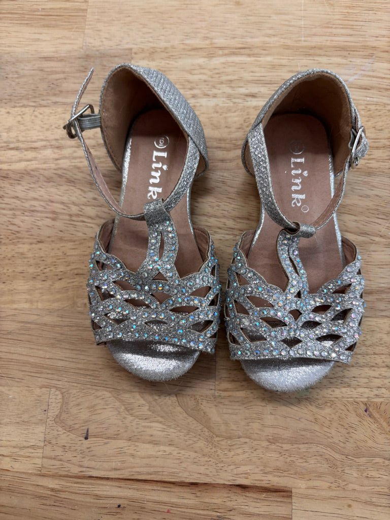 Link Size 6 Sparkly Open - Toe Shoes (Girls) - Nest and Sprout - Consignment