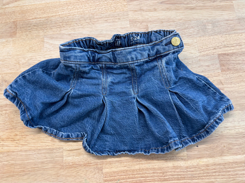 Gap 18-24 Months Denim Skirt