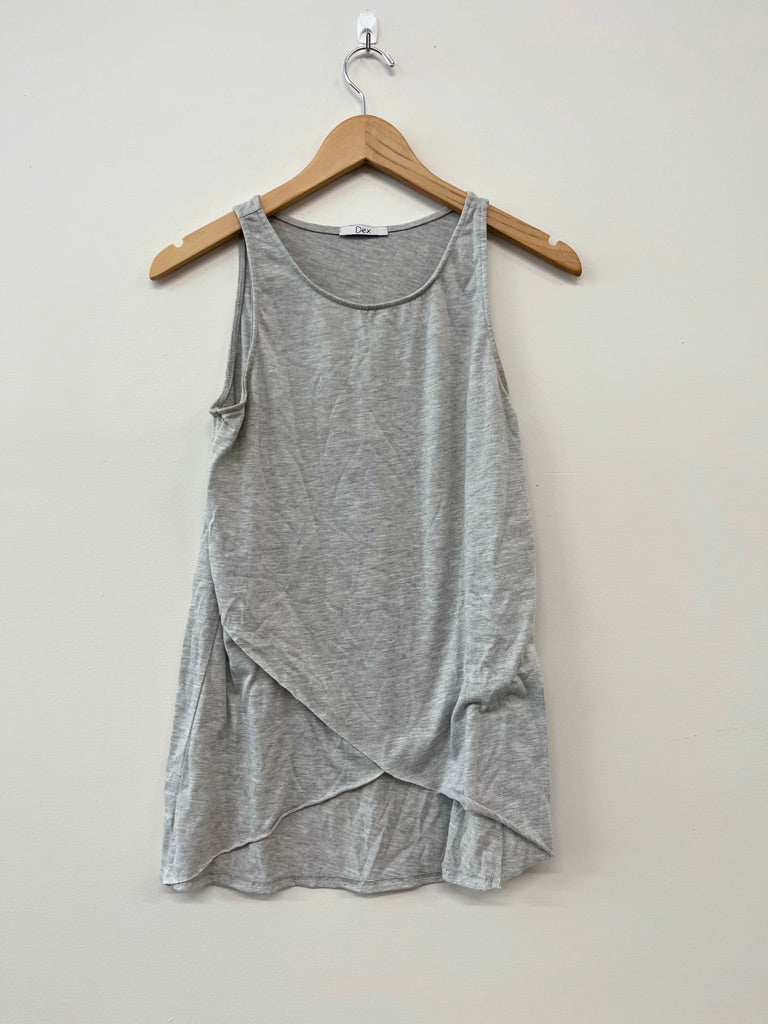 Dex Maternity/Nursing Tank – Light Grey