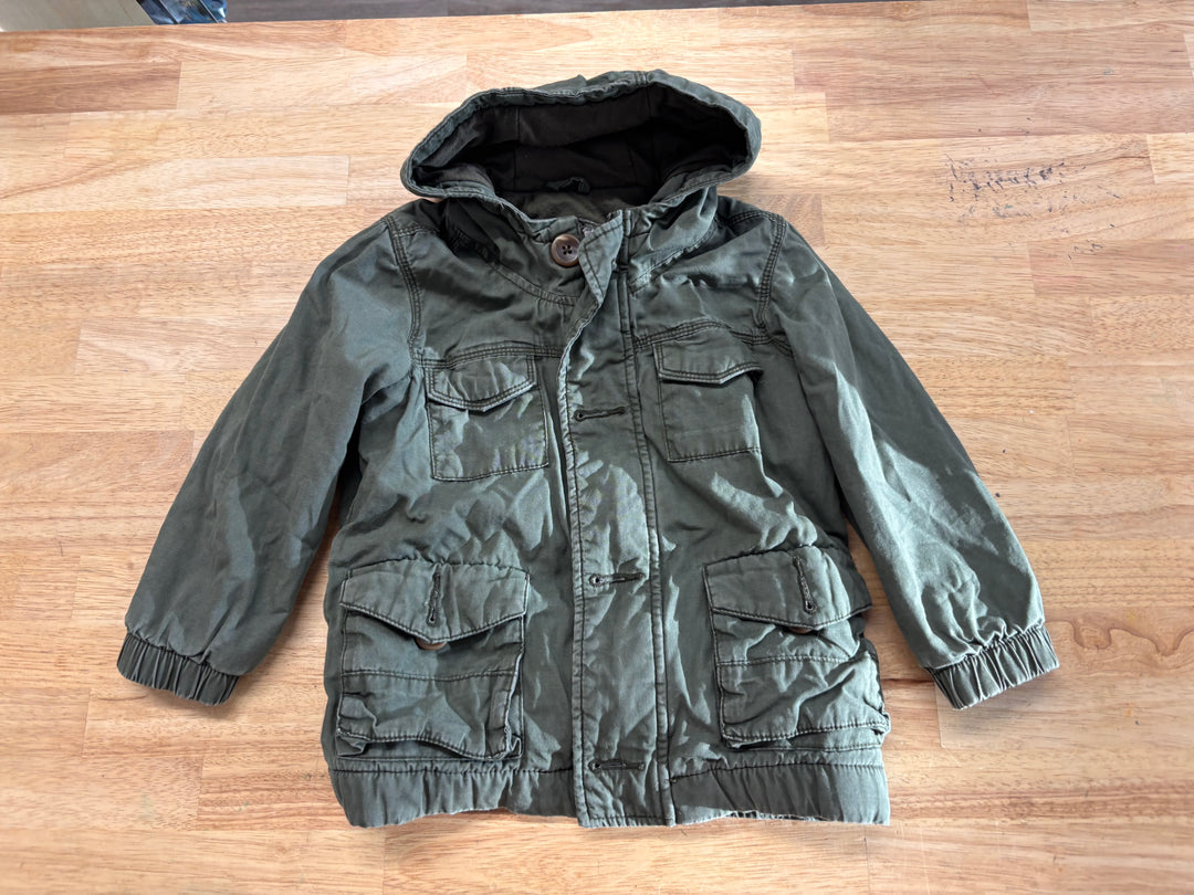 Old Navy Army Green Cargo Jacket 3T