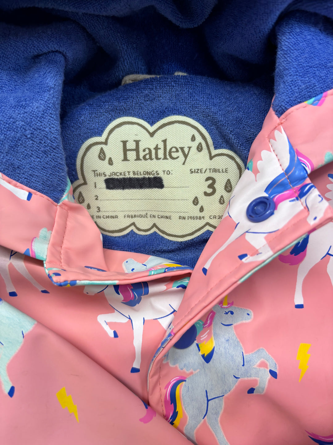 Hatley Rain Jacket Rainbow Unicorns | 3