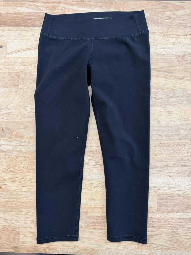 All in Motion CROP Leggings – S (6–7Y) | Black Active Wear