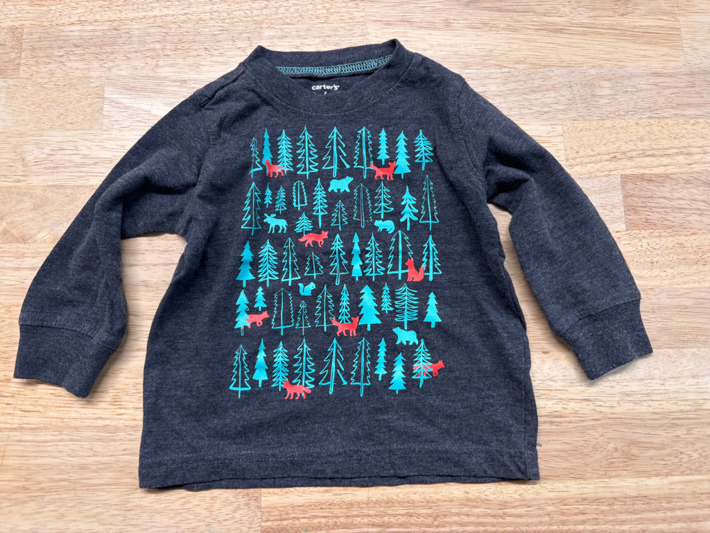 Carter’s Forest Graphic Long Sleeve – Size 6M