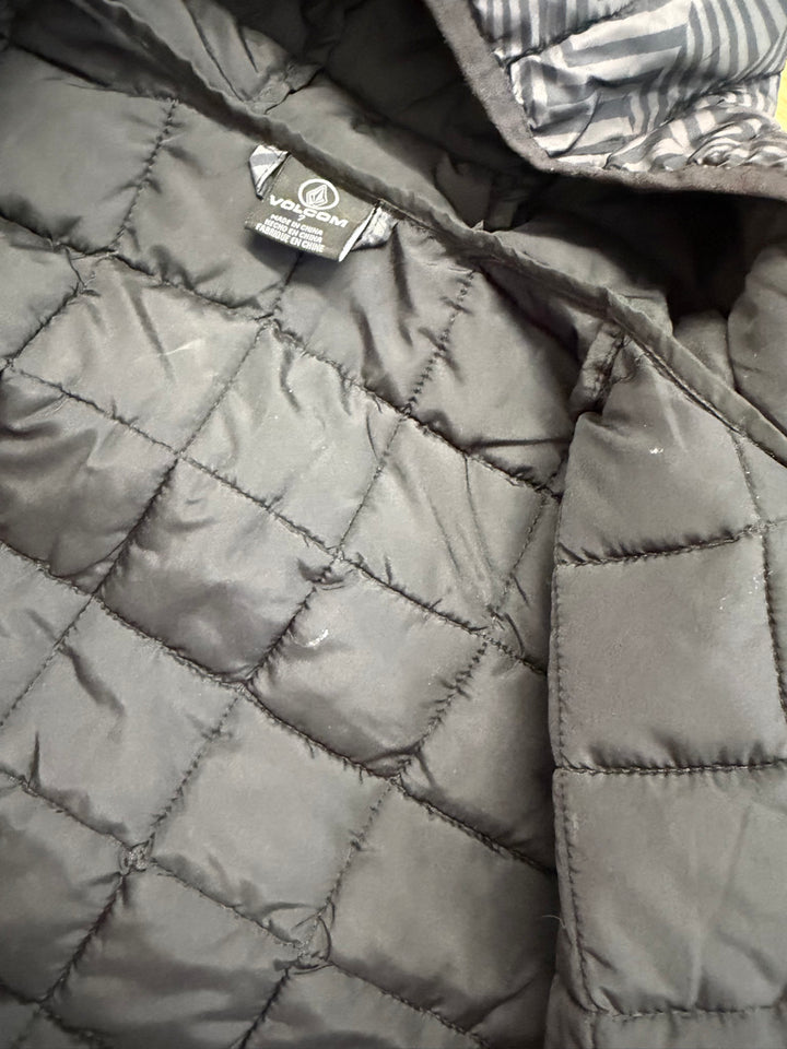 Volcom Geometric Print Puffer Jacket – 7 | Hooded