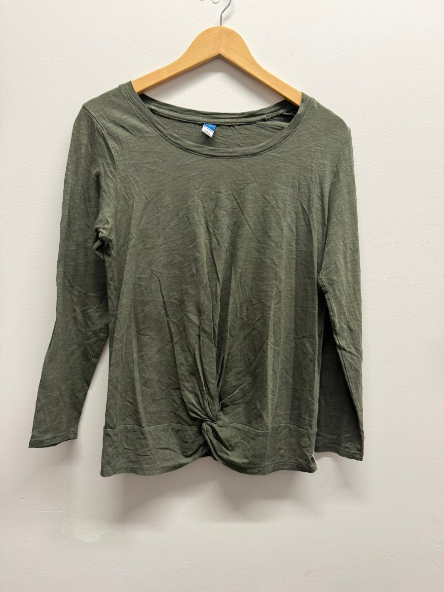 Old Navy Maternity Top – Small | Army Green | Long Sleeve - Nest and Sprout-Consignment