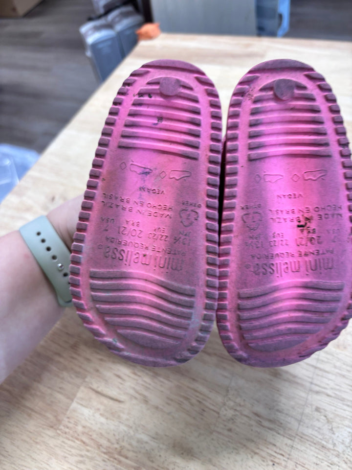 Mini Melissa Size 7 Pink Sandals