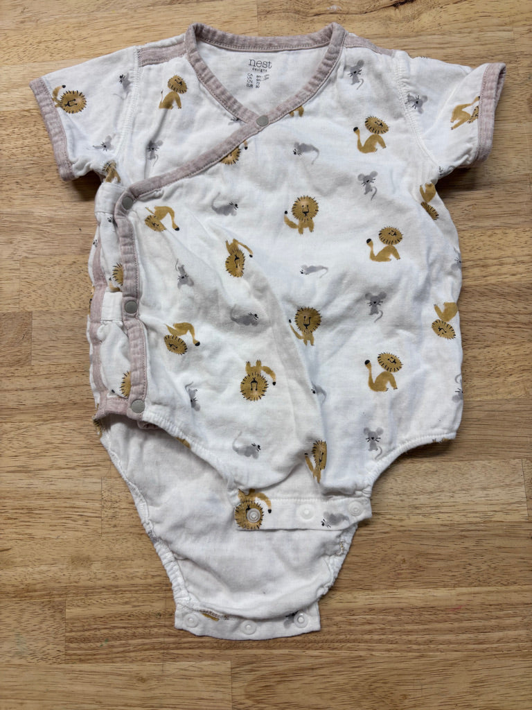 Nest Designs 6–12M Safari Lion Bodysuit