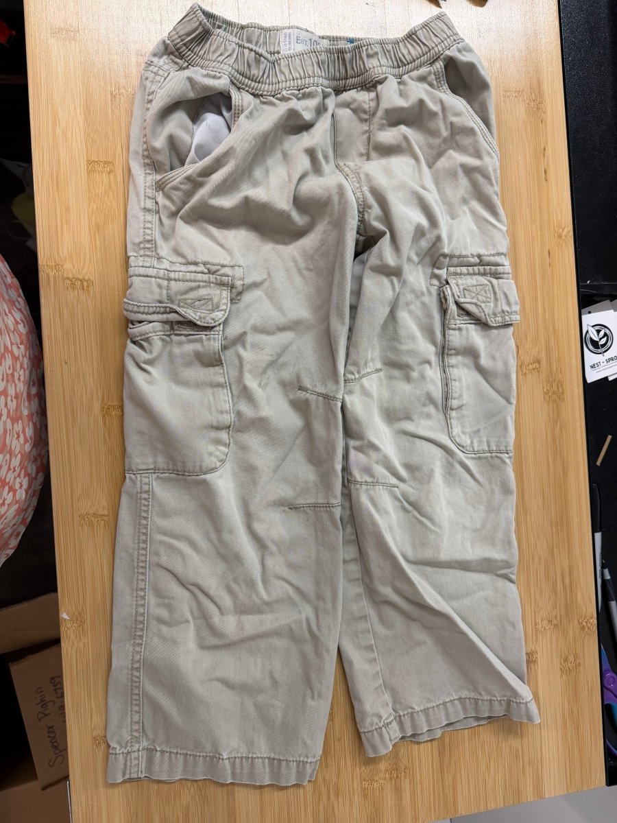 The Children's Place Cargo Pant – 6 | Beige | Lightweight - Nest and Sprout-Consignment