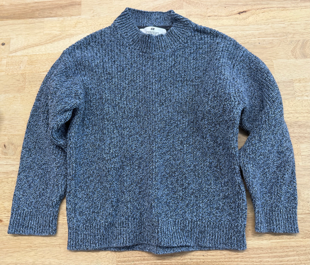 H&M Mock Neck Knit Sweater – 6/8 | Blue