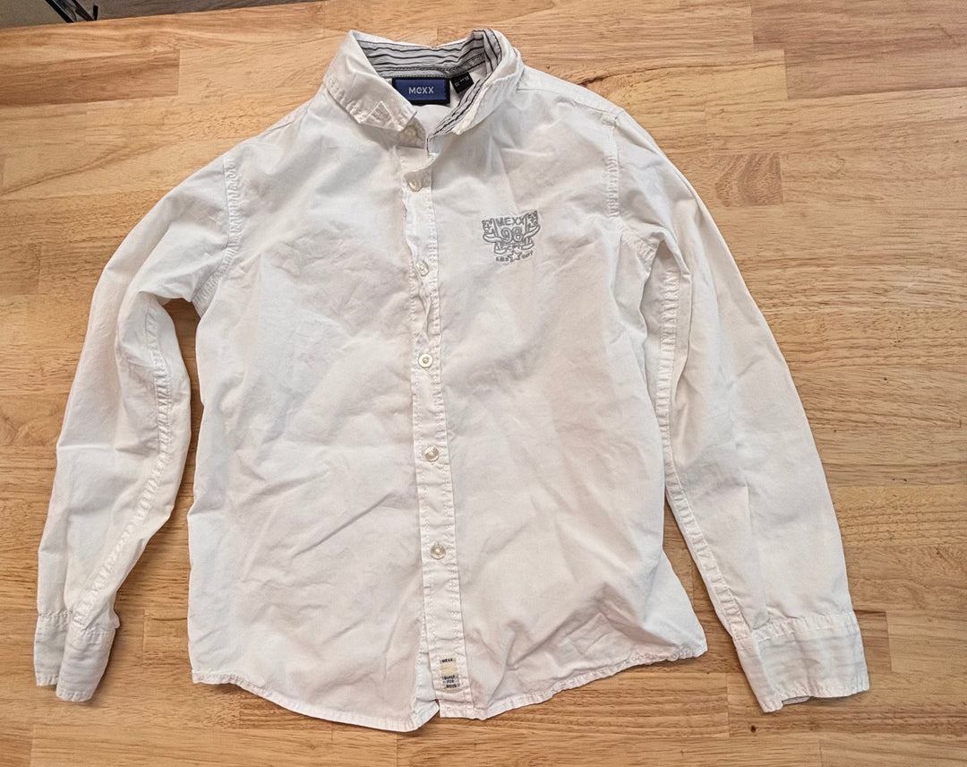 Mexx Size 7/8 Button-Up Shirt – White