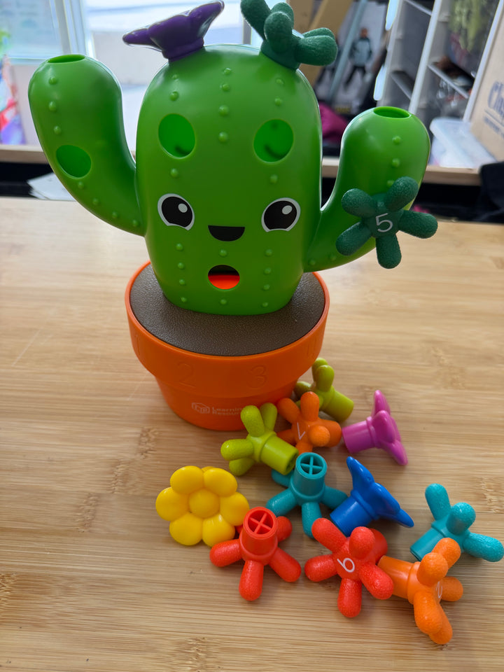 Learning Resources Carlos the Pop & Count Cactus – 18M+ | Used in Package