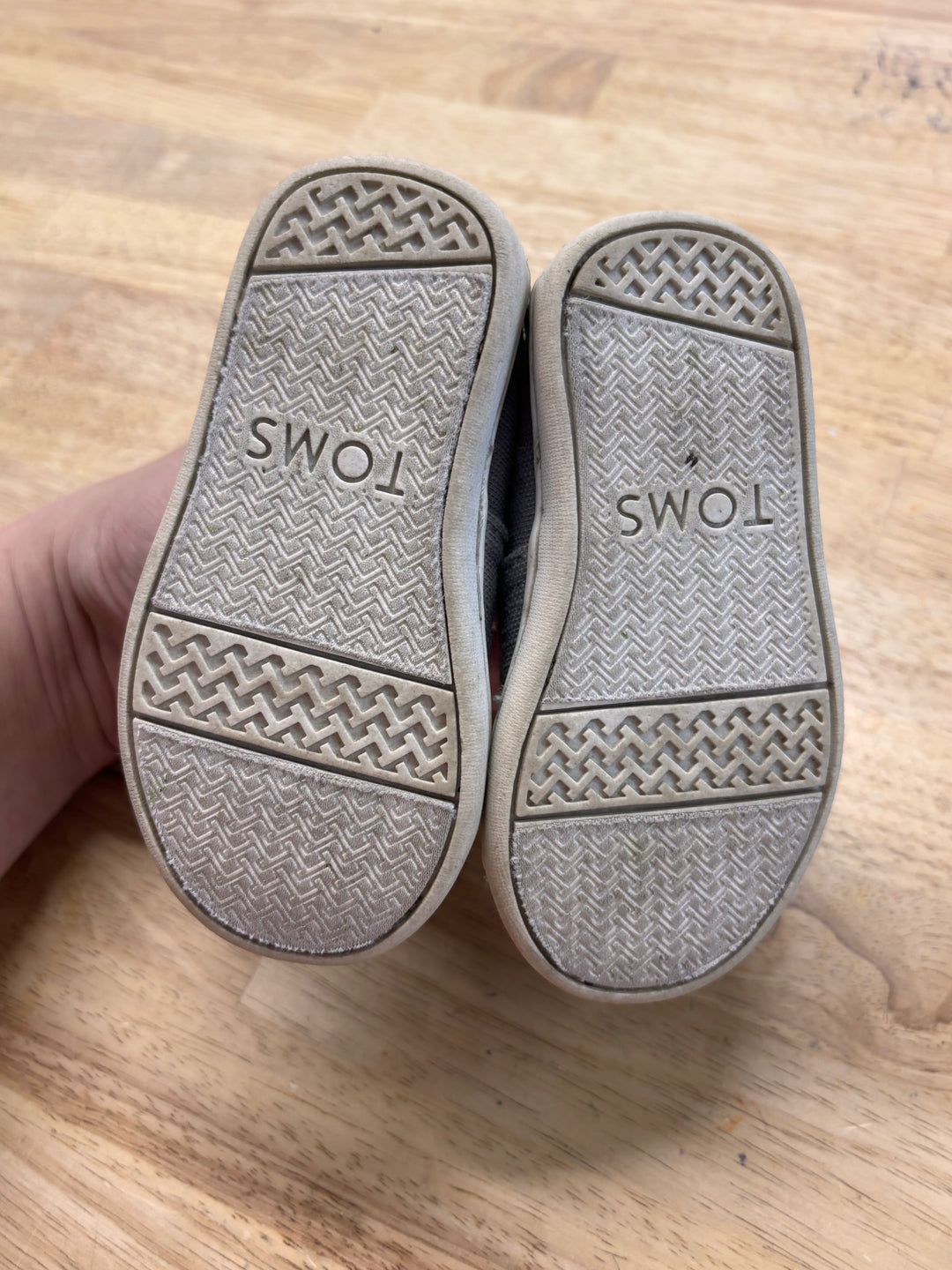 Toms Canvas Shoes Grey kSize 5