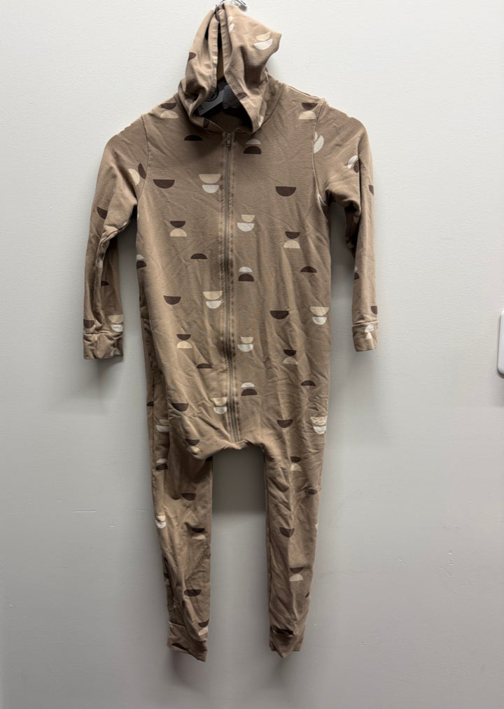 Jax & Lennon Hooded Onesie – Youth M| Brown Pattern