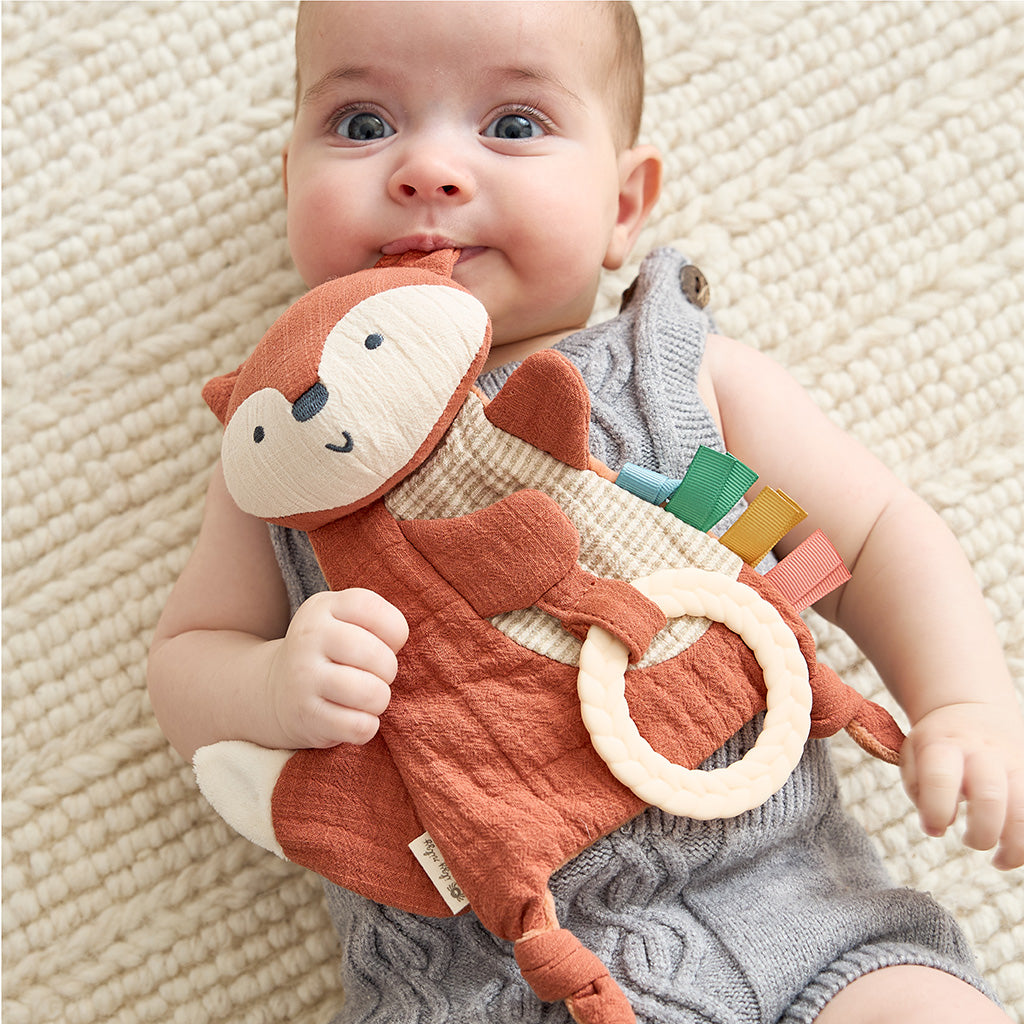 Bitzy Crinkle™ Sensory Toy with Teether