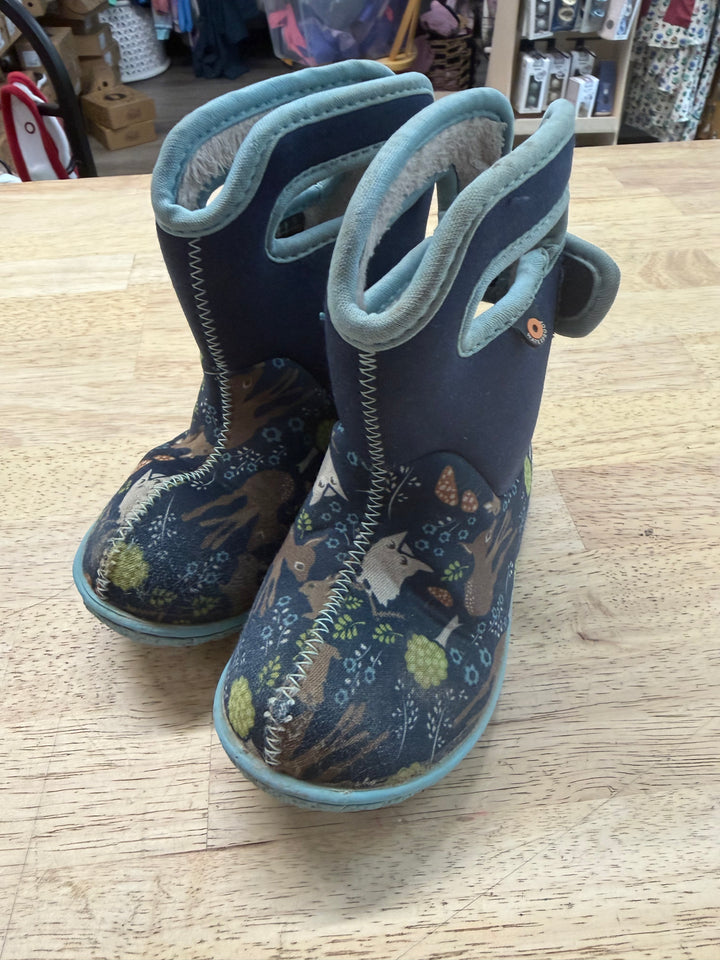 Baby Bogs Blue Deer Print Boot – 7 | -10°C