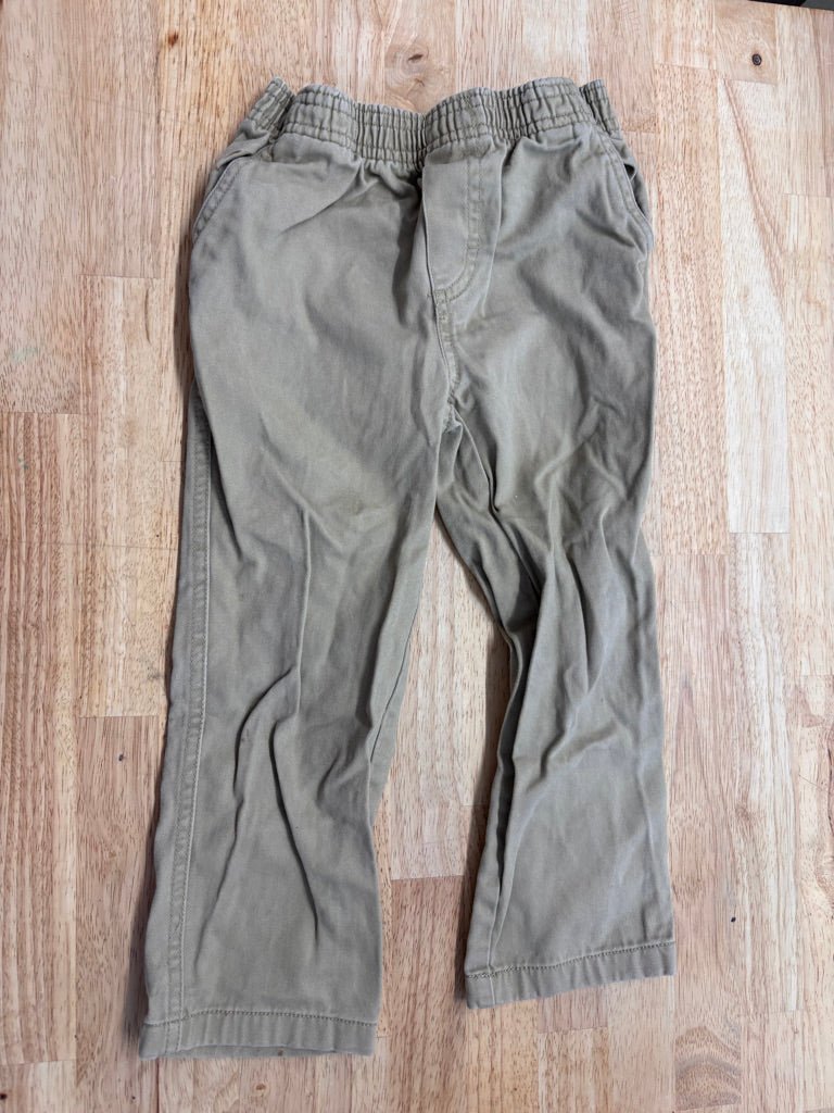 Calvin Klein Chinos – Size 4 (Khaki, Elastic Waist) - Nest and Sprout - Consignment