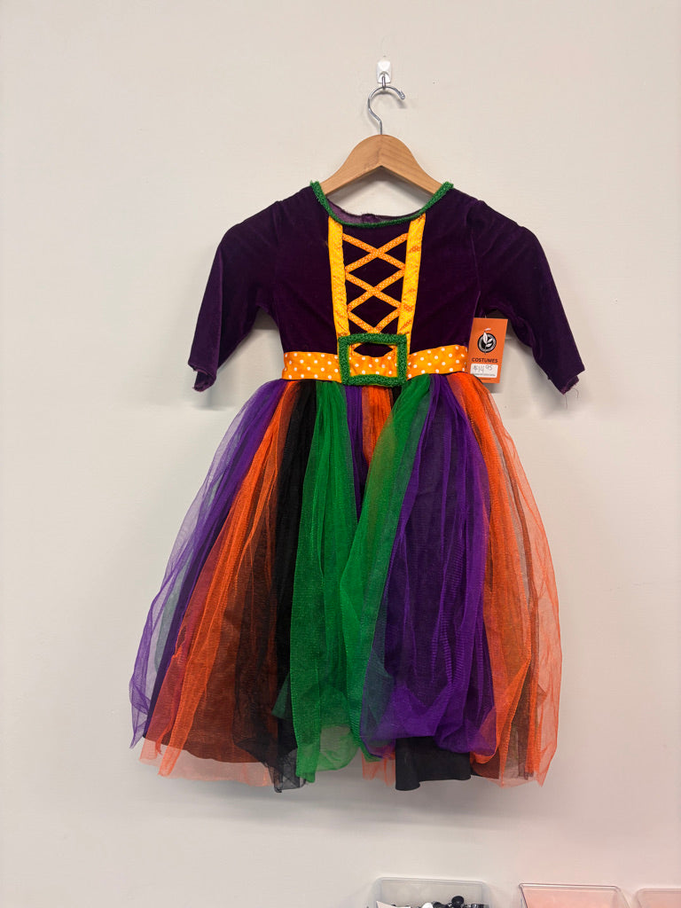 Witch Costume – Size 4-6 Velour & Tulle