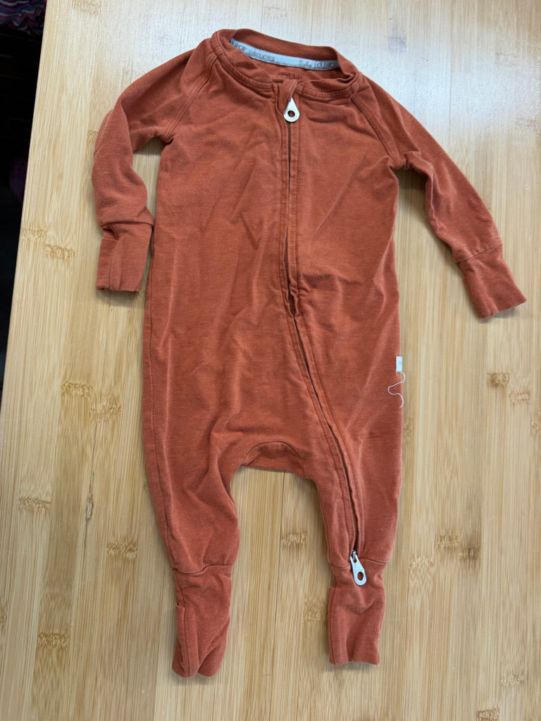 Loulou Lollipop Tencel Sleeper – 0-3mn | Burnt Orange | Play