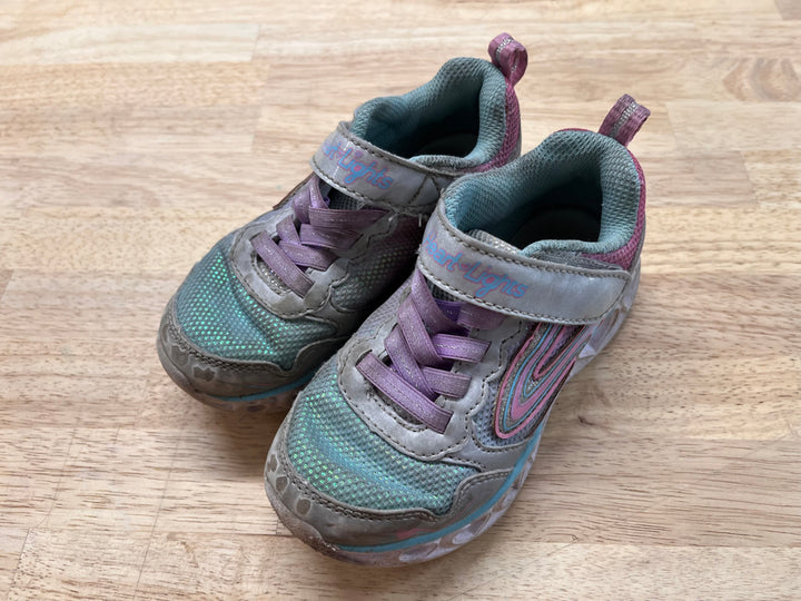Skechers Heart Lights Sneakers Size 10.5