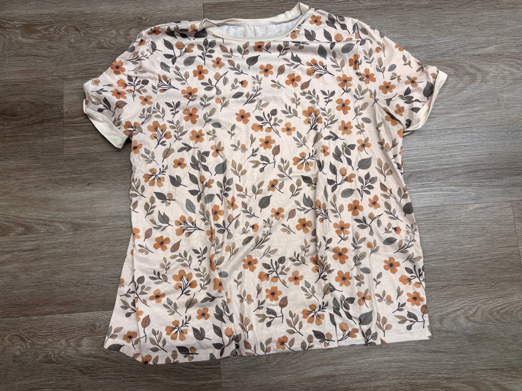 Shein Maternity Shirt – Size XL (Floral, Light Color)