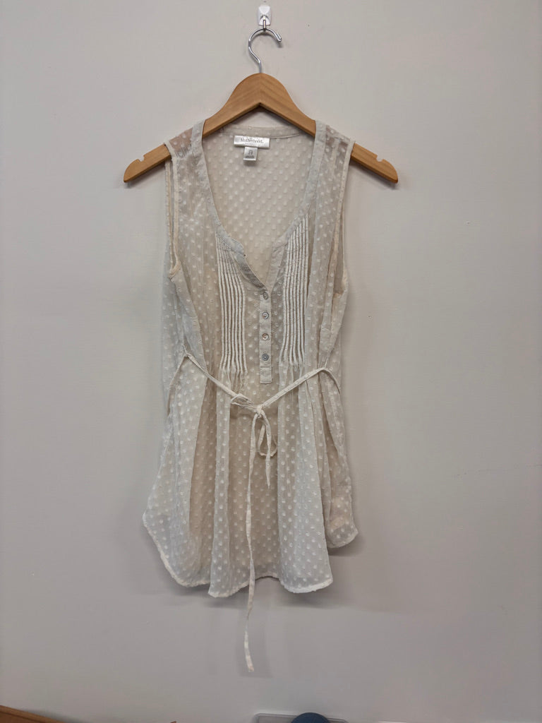 Motherhood Maternity Layered Tank – Size L Cream