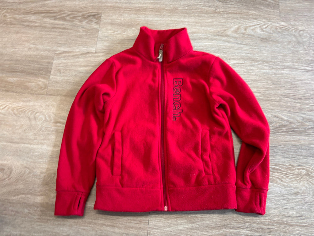 Bench Zip-Up – Size 7/8 (Red Fleece)