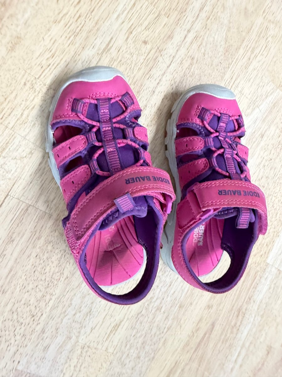 Eddie Bauer Closed Toe Sandals – 11 | Fuchsia - Nest and Sprout-Consignment