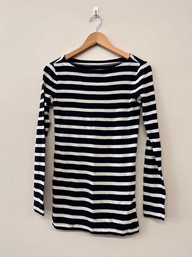 Gap S Maternity Top – Blue/White Stripe