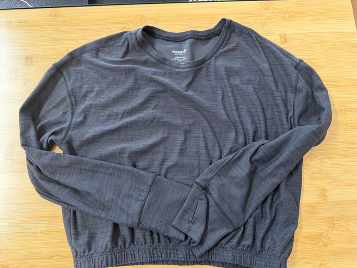 Old Navy Active Long Sleeve Top – 10–12Y | Breathe On Go Dry Lightweight