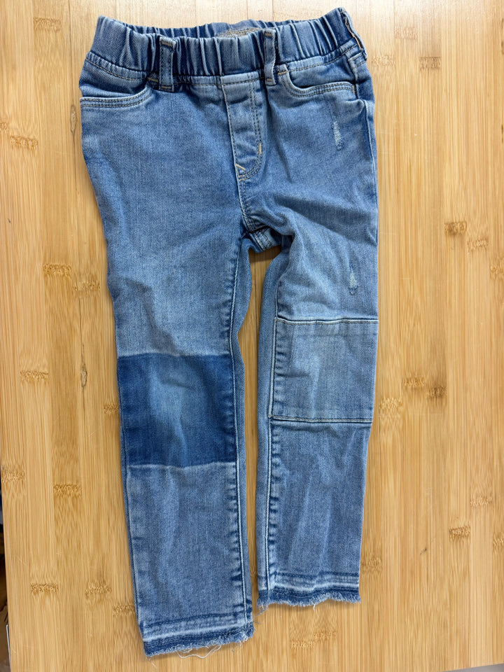 Gap Toddler Jeans – 5 Years | Light Wash | Pull-On | Distressed Detailing