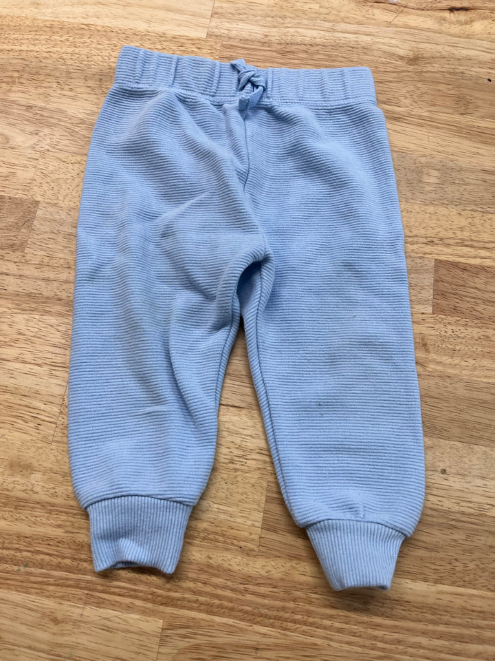 Disney Baby Ribbed Joggers – Light Blue, 6M