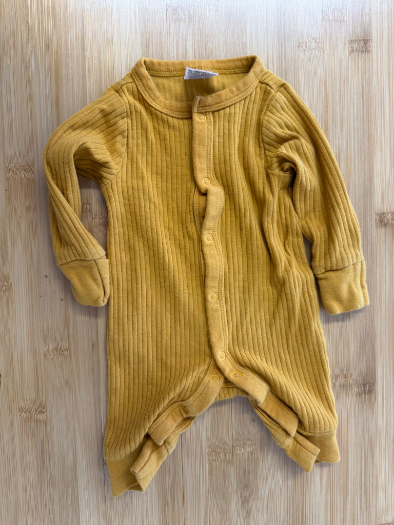 Modern Moments Footless Snap-Up Sleeper –NB| Golden Sunshine