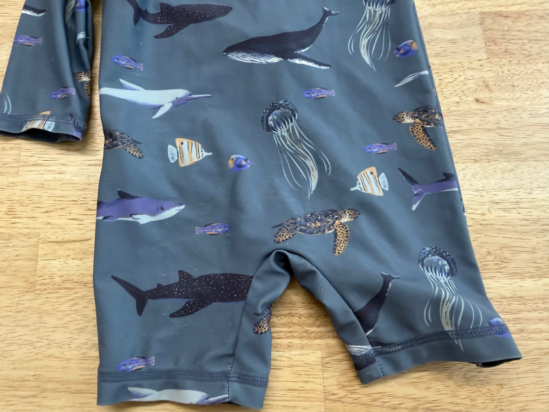 Little Planet by Carter's Jumpsuit – 18M | Grey Sea Creatures One-Piece