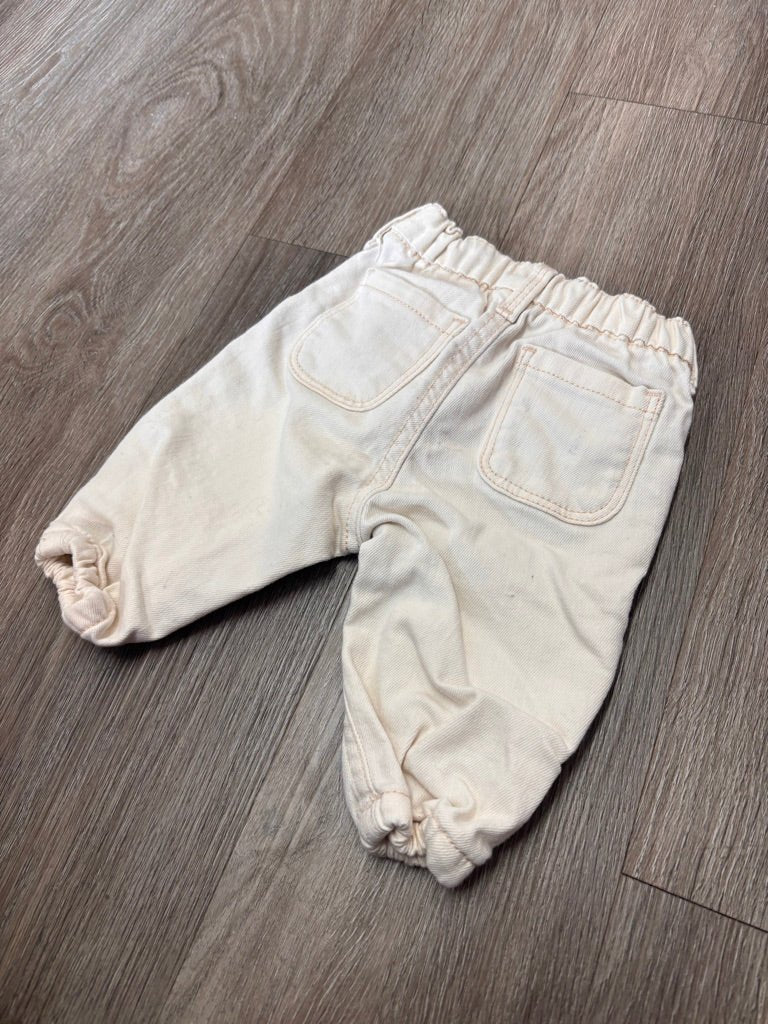 Old Navy 3 - 6M White Jeans - Nest and Sprout - Consignment