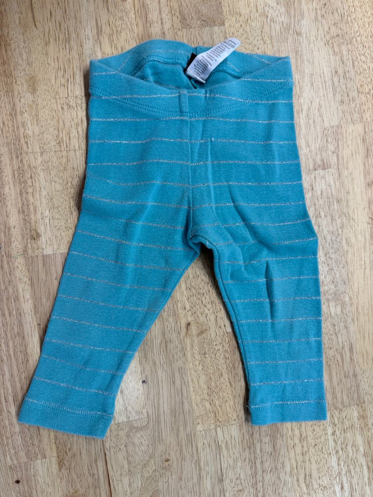 Tea Collection Silver Stripe Knit Design leggings – 12–18M - Nest and Sprout-Consignment