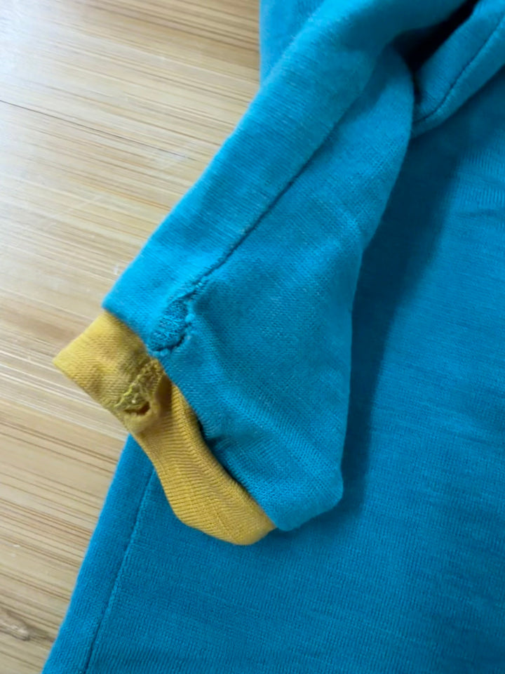 Wee Woolies Wool Shirt – 3 Years | Wool | Yellow Cuffs