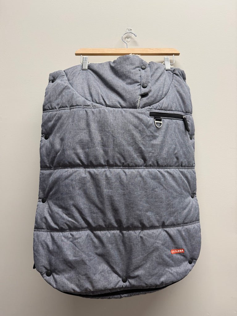 Skip Hop Heather Grey Stroll & Go Three Season Footmuff Toddler - Nest and Sprout-Consignment