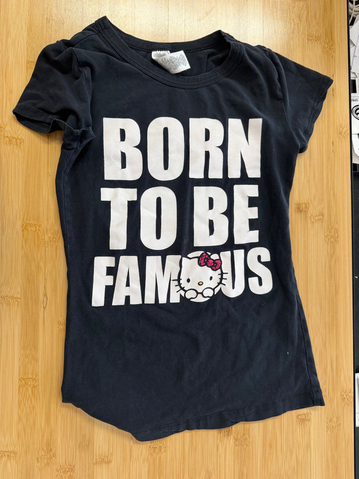 Hello Kitty Shirt – 5 | Black Born to Be Famous | Play