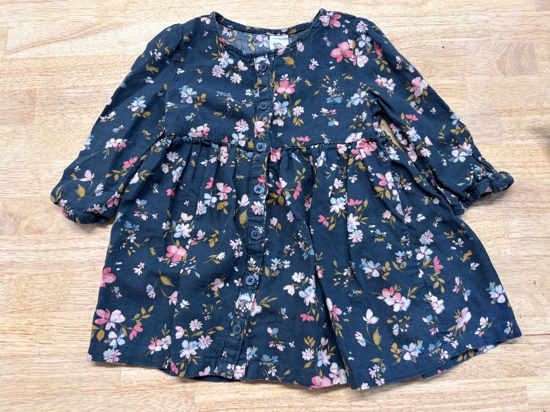 Baby B’gosh 18M Navy Flower Tiered Dress