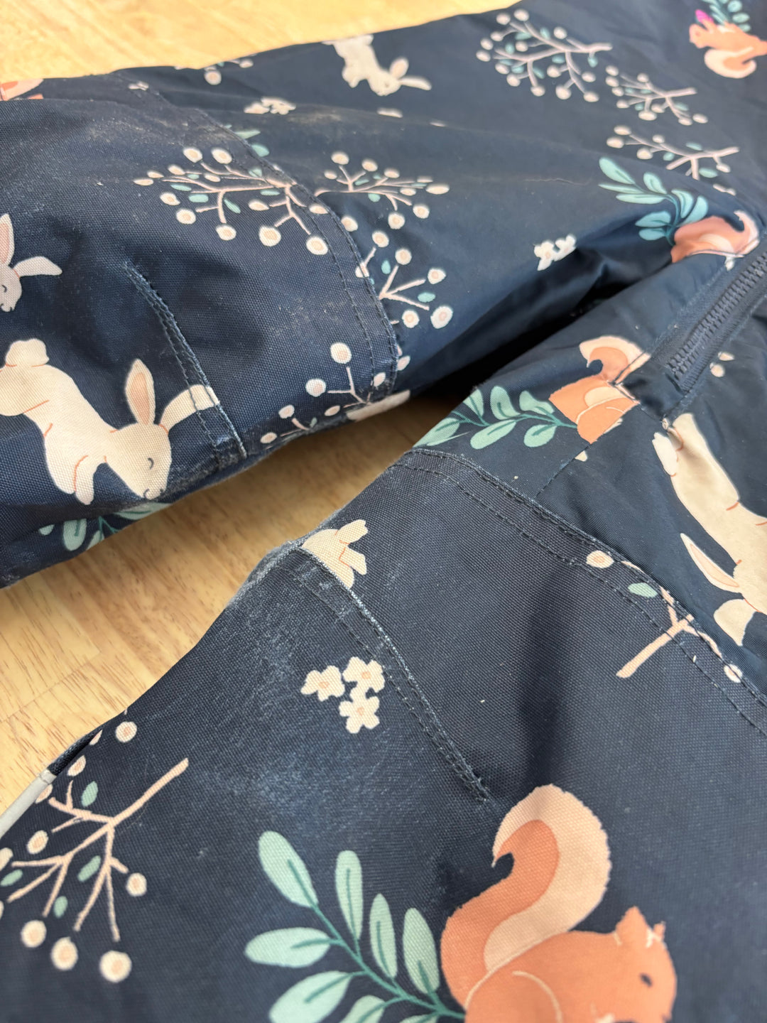 H&M 4T Snowsuit Bunny Print