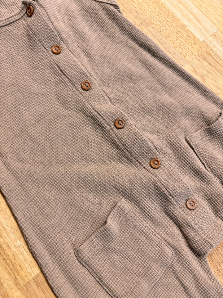 Quincy Mae Waffle Knit Romper – 2-3Y