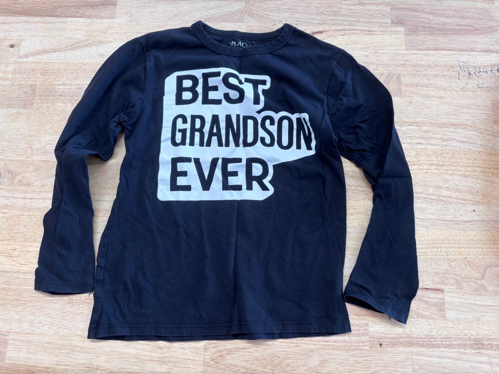 Children’s Place “Best Grandson Ever” Tee 7/8 - Nest and Sprout - Consignment